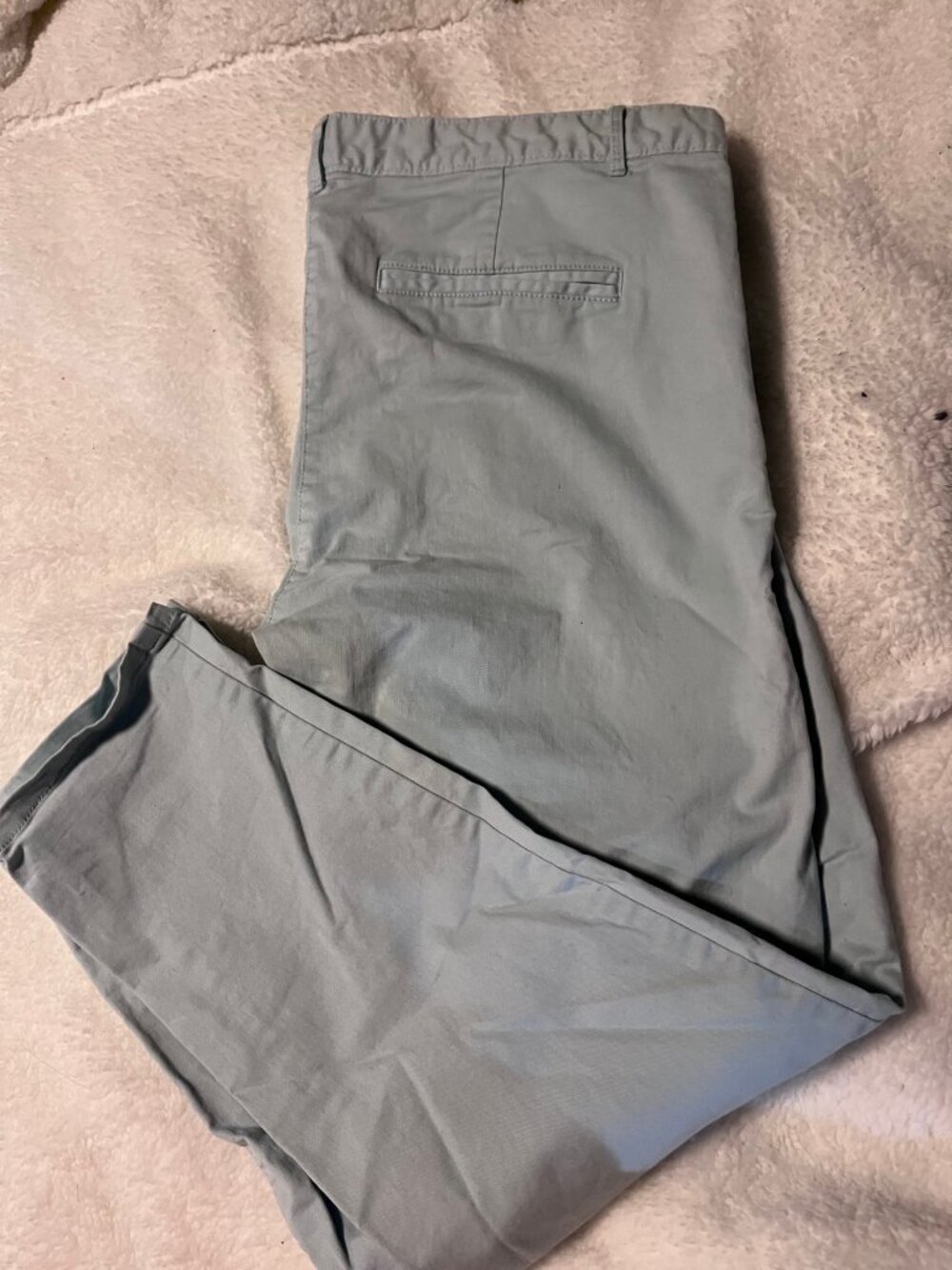 [Z16] Khakis by Gap Light Blue Skinny Mini Chinos Women's 12
